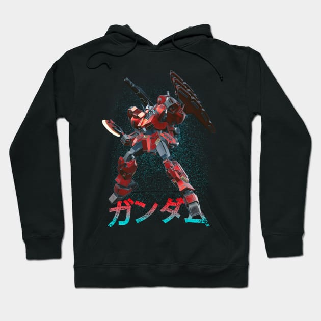 Red Exia Hoodie by gblackid